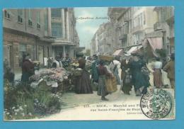 CPA 115 - Marché Aux Fleurs Rue Saint-François De Paul NICE 06 - Autres & Non Classés