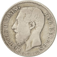 Monnaie, Belgique, Leopold II, Franc, 1887, TB, Argent, KM:29.2 - 1 Franc