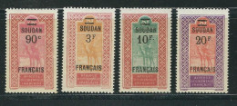 SOUDAN  N° Entre 47 & 52 * - Unused Stamps