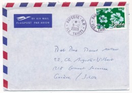 Polynésie Française - Enveloppe 2009 Oblitérée "Papeete R.P. Ile Tahiti" - Briefe U. Dokumente