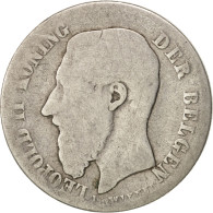 Monnaie, Belgique, Leopold II, 50 Centimes, 1898, B, Argent, KM:27 - 50 Cent