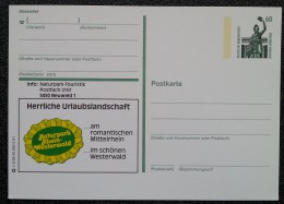 ALLEMAGNE - ENTIER POSTAL "Naturpark Rhein-Westerwald" - Neuf - Privatpostkarten - Ungebraucht