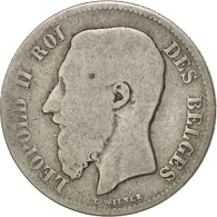 Monnaie, Belgique, Leopold II, 50 Centimes, 1898, B, Argent, KM:26 - 50 Centimes