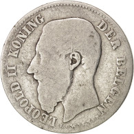 Monnaie, Belgique, Leopold II, 50 Centimes, 1886, B, Argent, KM:27 - 50 Centimes
