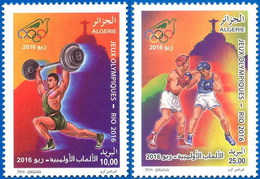 Algérie 2016 - 1747/1748 - Jeux Olympiques Rio 2016 - Bresil - Eté 2016: Rio De Janeiro