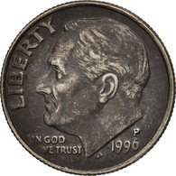 Monnaie, États-Unis, Roosevelt Dime, Dime, 1996, U.S. Mint, Philadelphie, TTB+ - 1946-...: Roosevelt