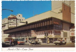 Reno Nevada, Street Scene, Harrah's Club, Autos, Casino, C1970s Vintage Postcard - Reno