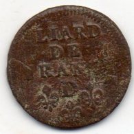 France - Louis XIV Le Grand - Liard De France 1655 D - 2e Type - Vimy En Lyonnais - 1643-1715 Louis XIV Le Grand