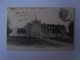 1 Cpa - France - Chateau Harcourt (2 Scans) - Harcourt