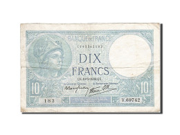 Billet, France, 10 Francs, 1915, 1939-05-19, TB, Fayette:7.3, KM:84 - 10 F 1916-1942 ''Minerve''