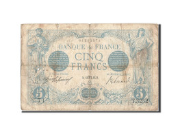 Billet, France, 5 Francs, 5 F 1912-1917 ''Bleu'', 1913, 1913-10-13, TB - 5 F 1912-1917 ''Bleu''