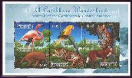 DOMINICA   2263  MINT NEVER HINGED MINI SHEET OF FAUNA ; WILDLIFE & ANIMALS - Zonder Classificatie