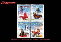 USADOS. CUBA. 1999-21 TURISMO. LA HABANA. MARIPOSAS - Usati