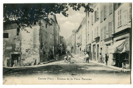 CARCES Avenue De La Place Marceau Belle Animation - Carces