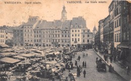 ¤¤  -   POLOGNE   -  WARSZAWA  -  Stare Miasto   -  VARSOVIE    -  Marché    -   ¤¤ - Pologne