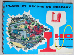 Catalogue Publicitaire Jouef Plans Et Décors De Réseaux Avec Calque 1980 Trains - Francese