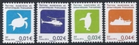 T.A.A.F. // F.S.A.T. 2014 - Tortue, Hélicopter, Bateau, Pingouin, Emblèmes Des TAAF - 4 Val Neufs // Mnh // Très Rares - Unused Stamps