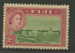 Fiji 1954 2p Queen Elizabeth II Issue  #150  MNH - Fidji (...-1970)