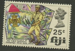 Fiji 1969 25c Fiji Military Forcesl Issue  #279  MNH - Fiji (...-1970)