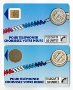 1 Lot De 2 Télécartes - France Telecom - Cordons 50u - Cordons'