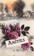 ¤¤  -   MERIGNAC   -  BEUTRE    -   Amitiés De .........   -  Carte-Fantaisie , Fleurs , Roses   -   ¤¤ - Merignac