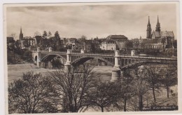 SUISSE,HELVETIA,SWISS,SWITZERLAND,SVIZZERA,SCHWEIZ ,BASEL,BALE EN 1934,PONT,BELLE VUE - Basel