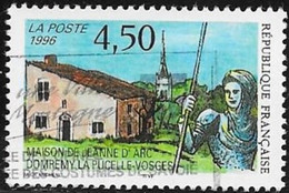 N° 3002   FRANCE  -  OBLITERE  - MAISON DE JEANNE D'ARC   -  1996 - Gebruikt