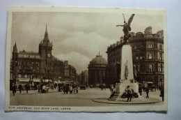 Leeds - War Memorial And Boar Lane - Leeds