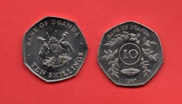 UGANDA - 10 Shilling  1987 - Ouganda