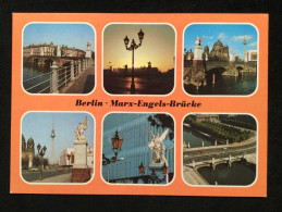 UNUSED RARE GERMANY BERLIN DDR MARX ENGELS BRUCKE POSRCARD 30% SALE - Buch