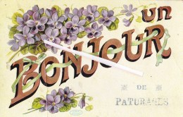 Un Bonjour De PATURAGES - Carte Colorée - Colfontaine