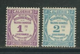 ALGERIE  Taxe N° 19 & 20 * - Timbres-taxe