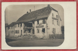 68 - SENNHEIM - CERNAY - Carte Photo - Wirtschaft Zur Stadt Mülhausen - Guerre 14/18 - Cernay