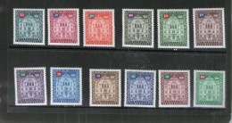 LIECHTENSTEIN 1976 SERVICE   YVERT   N°57/68  NEUF MNH** - Oficial