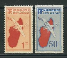 MADAGASCAR  PA N° 4 & 14 * - Aéreo