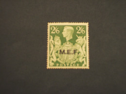 M.E.F. - 1943/7 RE 2/6 Sh., Ossidato - NUOVO(++) - Occ. Britanique MEF