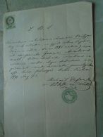 D137988.30 Old Document   Hungary Pest  -Slovak Church - Anna  Vastjar -Joamme  Ambros -1870 - Verlobung