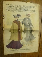 1902 La MODE Du Petit Journal VÊTEMENT GISMONDA,TOILETTE DE JEUNE FILLE ,grav Couleurs  1ere Page & Double P - 1900-1940