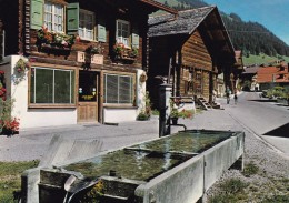 ROUGEMONT (Alpes Vaudoises) : Au Centre Du Village, La Fontaine-Abreuvoir - Rougemont