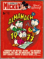 LE JOURNAL DE MICKEY  ALMANACH 1977 - Journal De Mickey