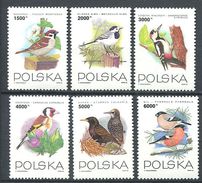 165 POLOGNE 1993 - Yvert 3254/59 - Oiseau - Neuf ** (MNH) Sans Trace De Charniere - Ongebruikt