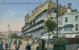 GB SOUTHEND ON SEA / Palace Hotel And Pier Hill / COLORED CARD - Southend, Westcliff & Leigh