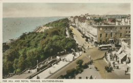 GB SOUTHEND ON SEA / Pier Hill And Royal Terrace / COLORED CARD / - Southend, Westcliff & Leigh