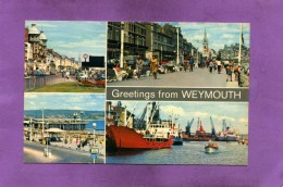 Greetings From WEYMOUTH The Seafront The Esplanade The Promenade The Harbour And Pier Bandstand - Weymouth