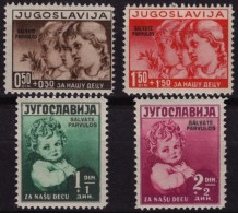 1938 - Yugoslavia - Children / Youth Charity Salvate Parvulos - MH - Unused Stamps