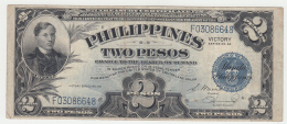 Philippines 2 Peso 1944 VF Victory Over Japan WW 2 - Series G Pick 95 - Filippijnen