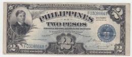 Philippines 2 Peso 1944 VF Victory Over Japan WW 2 - Series G Pick 95 - Filippine