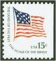 1978 USA 15c Americana Issues Booklet Stamp Fort McHenry Flag Sc#1598 History National Flag Post - 2. 1941-80