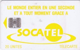 Central African Republic, CAR-20, Yellow Logo - Telephone Tarifs, 2 Scans.   Please Read - Zentralafrik. Rep.