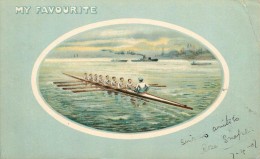 MY FAVOURITE (en 1902) - Aviron,carte Illustrée. - Remo